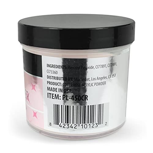 Mia Secret Professional Nail System Cover Rose Acrylic Powder 8oz