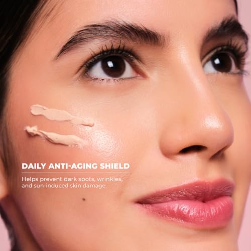 Infinitek Paris | Tinted Mineral Face Sunscreen SPF 50 | Galentine¡¯s Gifts & Valentine¡¯s Day Gifts for Women | UVA/UBV and Blue Light Protection, Matte Finish, Water Resistant | 1.75 fl oz / 50 ml