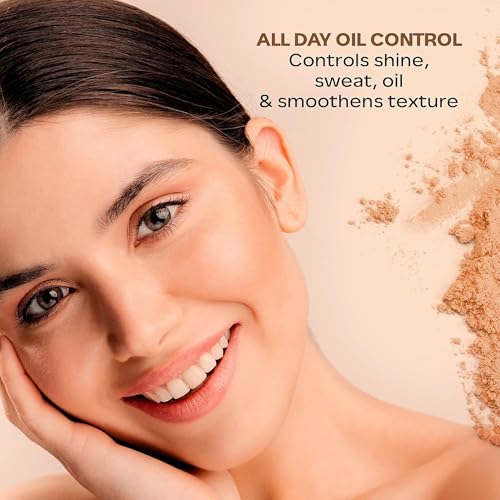 Faces Canada Mineral Loose Powder - Natural Beige 05 | Lightweight Face Powder with Applicator | Controls Shine, Evens Skin Tone & Sets Makeup | Natural Matte Finish | 0.25 Oz (7g)