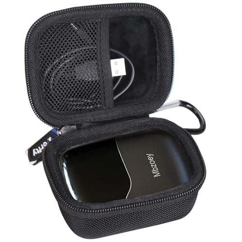Shavers Case for Mbzoey Electric Foil Shavers for Men: Mini Electric Razor for Face - Hard Protective Travel Carrying Storage Bag (Black)