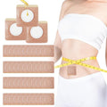 100pcs Castor Oil Patches, Urknall Castor Oil Pack Wrap Organic Cotton Belly Button Patches for Caster Oil Self-Adhesive Pads Belly Patch Anti Leakage Design No Wash & Portable