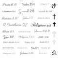 One Grace Foundations of Faith Christian Temporary Tattoos - Inspirational Scripture Selections - Motivational Bible Verse Words and Christian Cross Tattoos