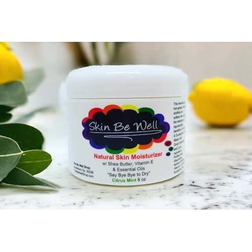 Skin Be Well Natural Moisturizing Cream, Citrus Mint (8 oz)