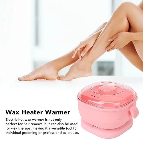 Wax Heater, US Plug 110-120V 100W Electric Hot Wax Warmer Machine, 400ml Silicone Silicone Pot Liner Melting Waxer for Hair Removal