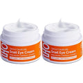 SeoulCeuticals Korean Snail Mucin Eye Cream - 97.5% Snail Filtrate K Beauty Anti Aging Under Eye Anti Wrinkle Eye Treatment Cream 0.5oz (Pack of 2)