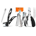 Slanted Toenail Clippers for Seniors Thick Toenails, Angled Head Large Toe Nail Clippers