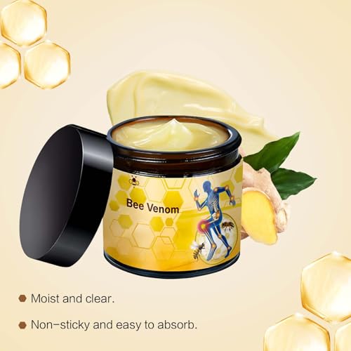 2PCS Bee Venom Cream, Bee Venom Gel, Professional Bee Venom Cream, Suitable for Back, Knee, Hands, Neck, Feet