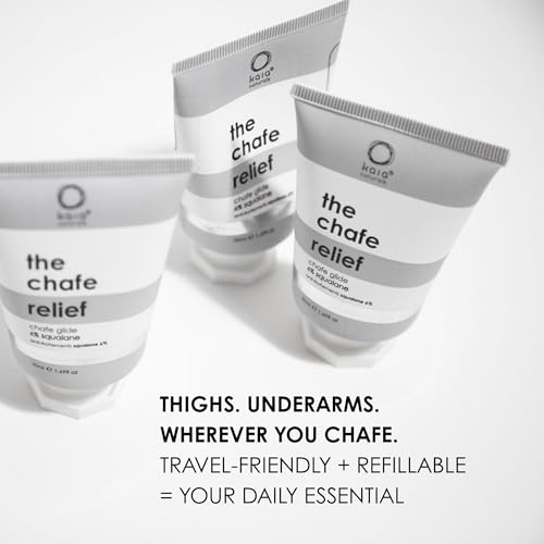 Kaia Naturals the takesumi bright¢ç the chafe relief ? Anti-Chafing Balm with 6% Squalane for Friction Protection and Skin Irritation Relief, Fragrance-Free, Waterless Formula 50ml/1.69 Fl oz