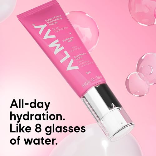 Almay Hydra-Prime¢â Moisturizing Primer, Hydrating, Long-Lasting Makeup, Cruelty-Free, Skin-Smoothing, 100, 0.95 fl oz