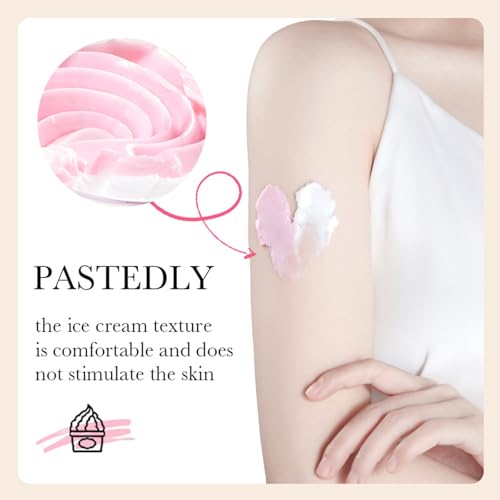 Honey Peach Body Lotion,Hydrating & Nourishing Body Butter with Ice Cream Texture,Intense Moisture,Light & Non Greasy Makes Skin Smooth & Firm,Whipped Body Butter Cream for Dry Skin 6.3 Oz