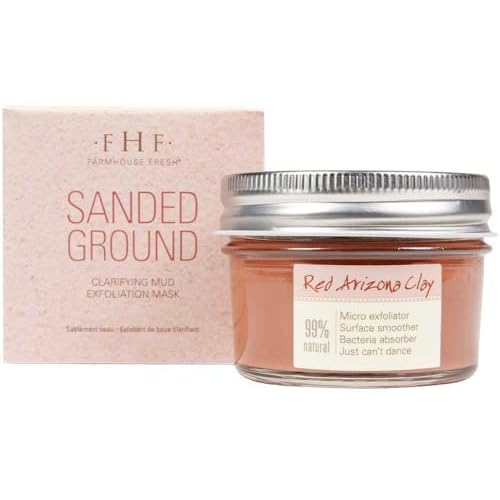 FarmHouse Fresh Sand Your Ground Clarifying Mud Exfoliation Mask, 3.2 Fl Oz (Pack of 1)