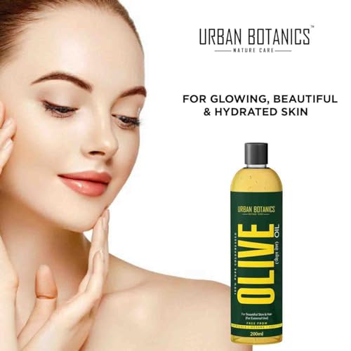UrbanBotanics¢ç Pure Cold Pressed Olive Oil For Hair and Skin, 250ml