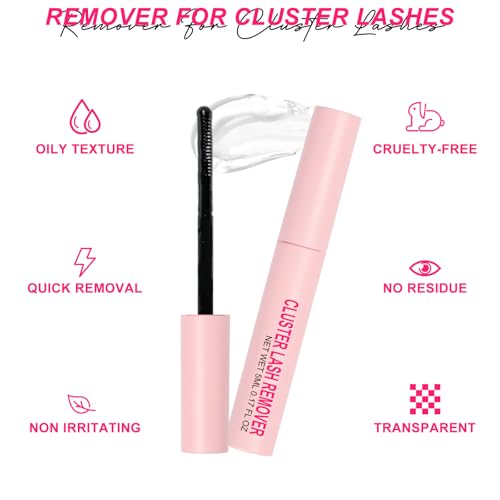 MilyBest Lash Clusters Kit 808Pcs Eyelash Clusters with Spikes and Bottom Lashes Clusters D Curl 4 Styles Lash Kit Fluffy DIY Individual Eyelashes Glue Wispy Cluster Eyelash Extensions Kit De Pesta?as