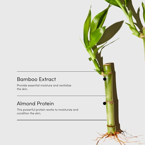 LATHER - Bamboo Lemongrass Foaming Body Scrub, 8 oz - Moisturizer & Exfoliating Body Scrub - Safe for Sensitive Skin - Almond Protein, Fruit, Aloe, Sea Salt - Vegan & Cruelty Free - Beauty & Skin Care