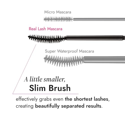 HEROINE MAKE by KISSME Brown Mascara Waterproof, MASCARA Volume and Length with Argan Oil, Camellia & Wild Rose Oil, Smudge-Proof and Long-Lasting Mascara for Women, Made in Japan, DARK BROWN, 1EA