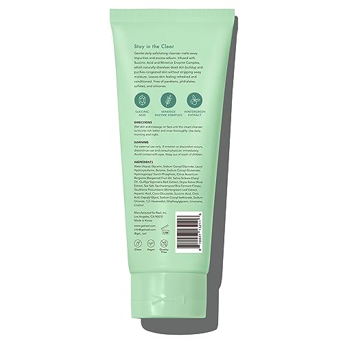 Rael Miracle Bundle - Invisible Spot Cover (96 Count), Miracle Clear Exfoliating Cleanser (5.1 fl. oz)