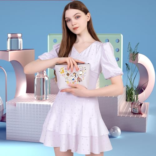 WZMPA Offred Cosmetic Bag Lydia & Janine & Moira Fans Gift They Never Should Have Given Us Uniforms Offred Makeup Zipper Pouch Bag Offred Merch (UNIFORMS ARMY)