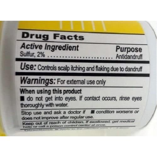 Sulfur 8 Medicated Anti-Dandruff Hair & Scalp Conditioner 2 oz ? Helps Control Dandruff, Soothes Itchy Scalp & Moisturizes Hair with Refreshing Clean Fragrance, For All Hair Types