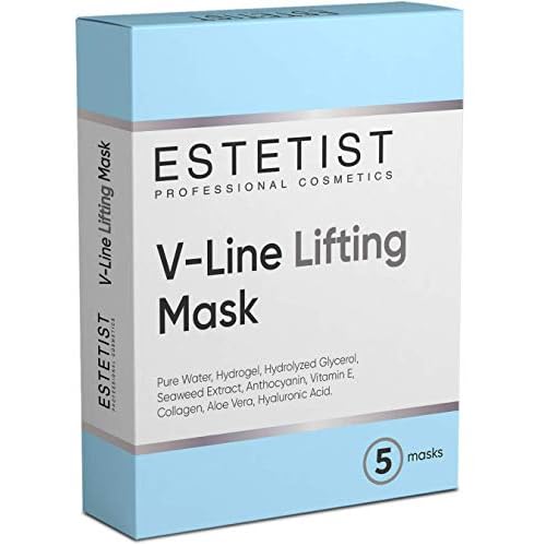 Razor Bump Stopper After Shave Solution for Ingrown Hair and V Shaped Slimming Face Mask - Double Chin Reducer, Face Lift Tape Tightening Mask