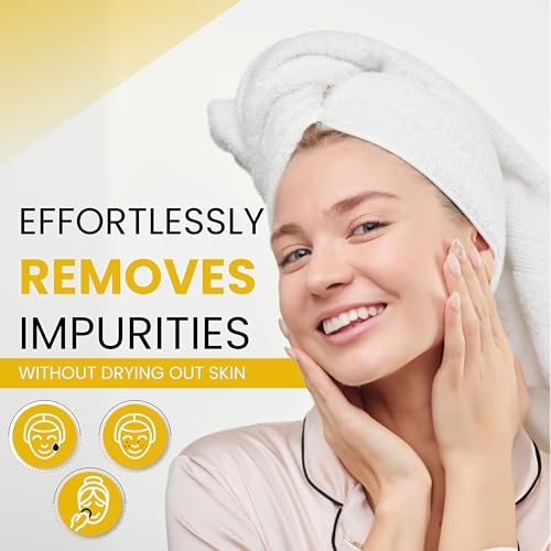 Turmeric Kojic Acid Cleansing Pads For Face Exfoliating And Dark Spots, 80pcs, Brightening, Balance and Moisturize Skin, with Vitamin B, Retinol, Prickly Pear, Olive Oil, Gentle For All Skin Types