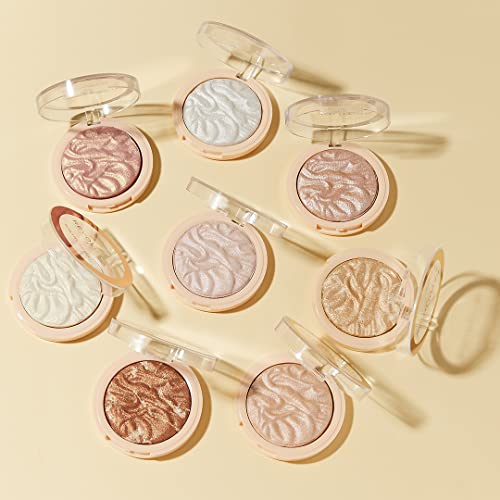 Revolution, Reloaded Pressed Powder Highlighter, Intensely Pigmented for a High Impact Dewy Finish, Just My Type, 0.22 Oz