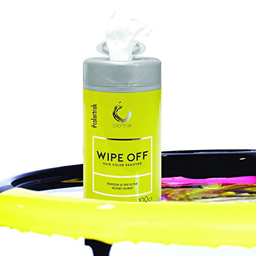 Colortrak Hair Color Remover Wipes Dispenser and Repelle Professional Hair Color Shield - Protect and Remove Hair Stains with this Combo Kit