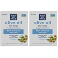 Kiss My Face Olive Oil Fragrance Free Bar Soap,Moisturizing Bar Soap,Cruelty Free Vegan-Soap,Palm Oil-Free,4 Oz -,(Pack of 6)