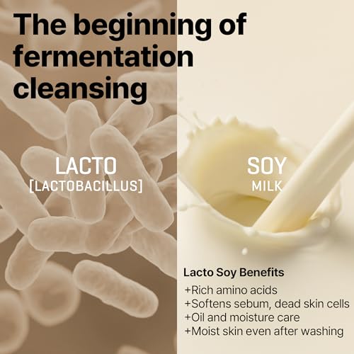 SOME BY MI Lacto Soy Sebum & Blackhead Cleansing Oil ? 6.76oz, 200ml ? Korean Vegan Makeup-Removing Oil Cleanser with Soybean Extract & Serine ? Deep Cleansing for Blackheads & Pore ? Korean Skin Care