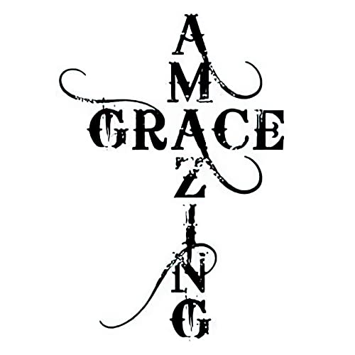 6 Sheets Temporary Tattoos Cross Grace Amazing Temporary tattoo Neck Arm Chest