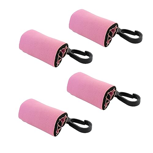 Birdz 4 Clip-On Neoprene Pink Sleeve Lip Balm Holsters LIPSTICK HOLDER Key Chain