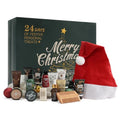 Rinse&Robust Mens Christmas Gifts 2025 Advent Calendar 24PCS Beauty Advent Calendar for Men Christmas Advent Calendars Holiday Gifts 24 Days Countdown Calendar Beard Care Grooming for Men Shower Gels