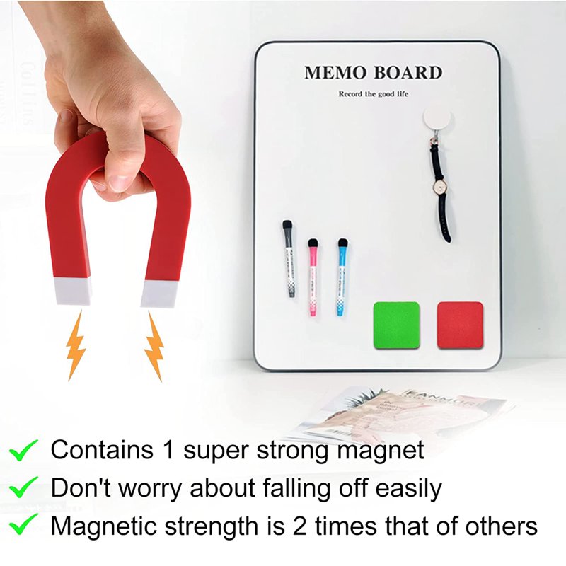 Magnetic Whiteboard Erasers Set - Washable & Reusable for Dry Erase Boards