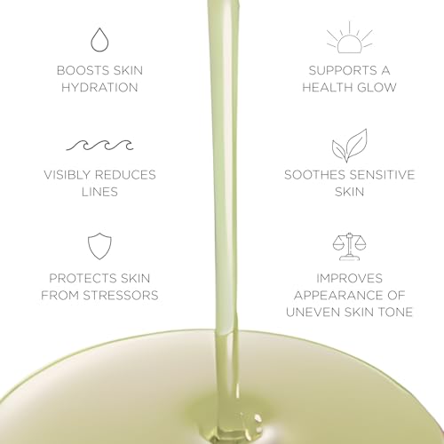 Alpha & Omega Olive Oil Face Oil Serum with Squalane & Olive Leaf Extract | Hydrating, Lightweight, Fast?Absorbing Facial Oil | Anti?Aging, Natural, Vegan, Small?Batch, Hydroxytyrosol?Rich
