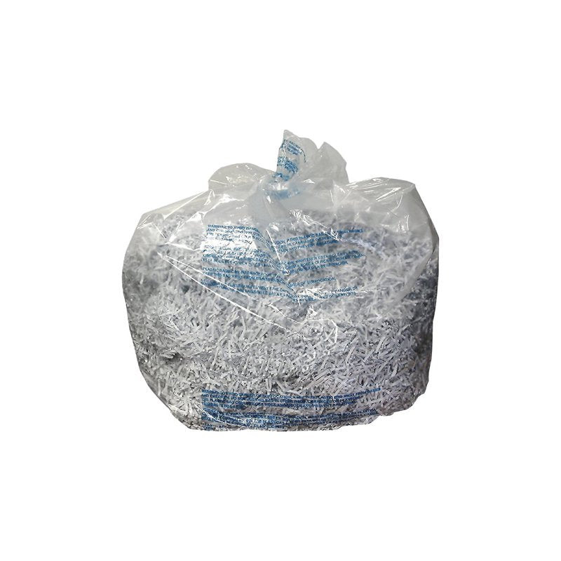 Plastic Shredder Bags 6-8 Gallon Capacity for Office & Home Use
