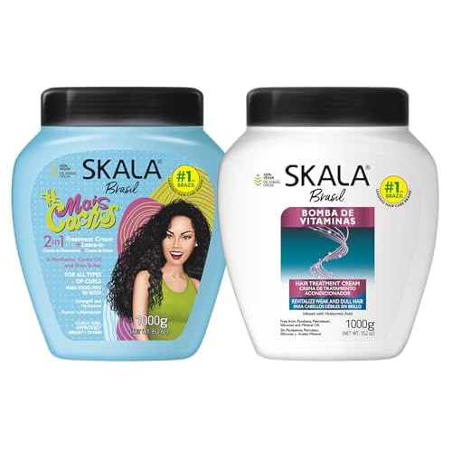 SKALA Hair Type 3ABC Mais Cachos Brasil Bomba de Vitaminas Hair Treatment Cream Bundle
