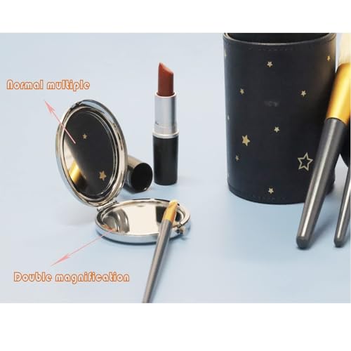LQRI Cartoon Makeup Mirror Purple The Dragon Gift Lover Merchandise Purple The Dragon Fan Gift