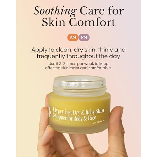 FR¨ªYA Organics | Calming Relief Balm for Red Itchy Flaky Skin | Blue Chamomile & Thistle for Chronic Dryness | Soothes Irritation Redness & Discomfort | Face & Body Moisturizer | Natural | 100ml