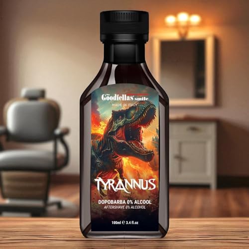 The Goodfellas' smile Alcohol-Free Soothing Aftershave Splash/Tonic, Made in Italy, 100 ml, 3.38 oz (TYRANNUS/Citrus & Wood)