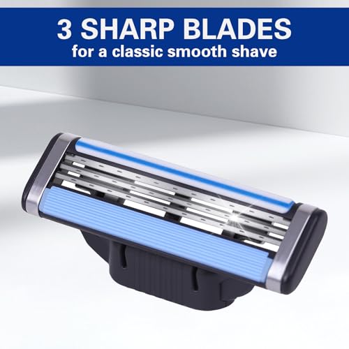 Mach 3 Razor Refills for Men, 16 Count Razor Blade Refills