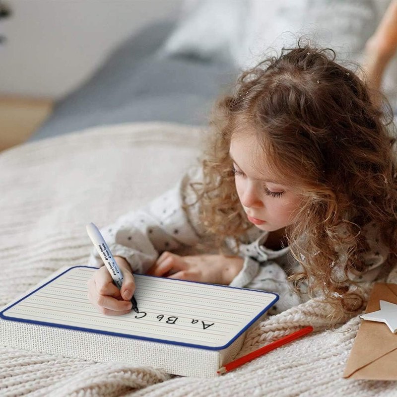 Mini Magnetic Dry Erase Whiteboards 9x12 Inches - 2 Pack
