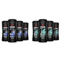AXE Body Wash Phoenix 4 Count 12h Refreshing Scent Crushed Mint & Rosemary Men's Body Wash 16 oz & Body Wash Apollo 4 Count for Long Lasting Freshness Sage & Cedarwood Men's Body Wash 16 oz
