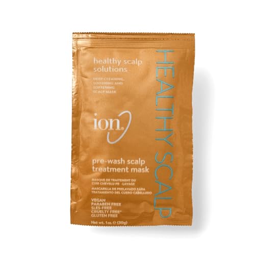 ion Healthy Scalp Mask For all hair types, Soothing and Softening, Vegan& Cruelty free 1 Oz