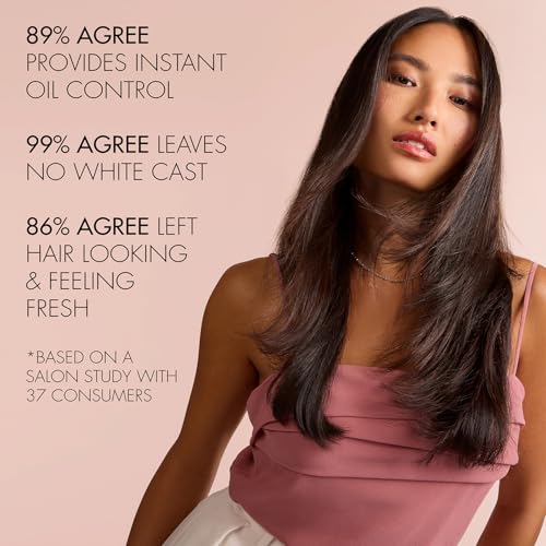 Nexxus Dry Shampoo, Travel-Size 3-Pack, Advanced Invisible Clean ? Instant Oil Control for Soft, Shiny Hair Between Washes, Rose & Waterlily Scent, 1.15 Oz Ea