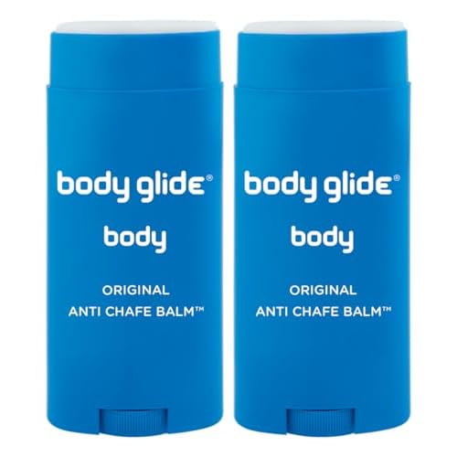 Body Glide Original Anti Chafe Balm | Anti Chafing Stick | Prevent Arm, Chest, Butt, Thigh, Ball Chafing & Irritation | Trusted Skin Protection Since 1996 |2.5oz-2pk