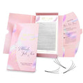 Premade Fans Eyelash Extensions, 800 Fans 3D 10mm Mix Promades Eyelash Fans,0.07 Thickness D Curl Premade Lash Fans, Handmade Premade Fans Volume Lash Extensions (Short Stem 3D 0.07-D 10mm)