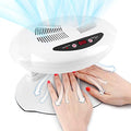 Ejoyous Nail Polish Dryer for Hands and Feet, 2 in 1 Cool/Warm Air Blow, LED, White