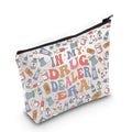TGBJE Drug Dealer Gift In My Drug Dealer Era Makeup Bag Pharmacist Gift Medication Distributor Zipper Pouch Weed Gift (Drug Dealer Era bag)