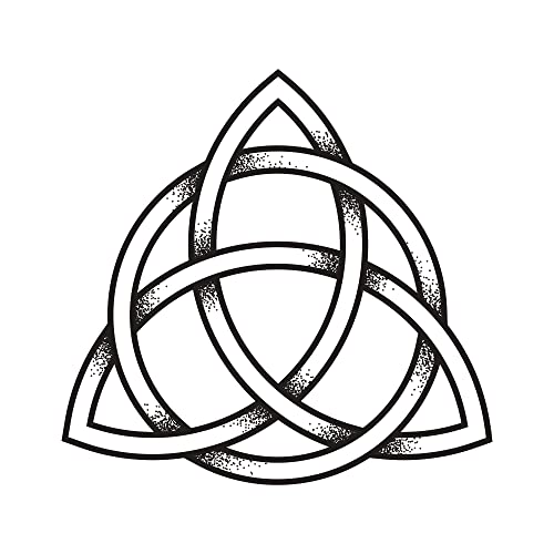Witchy Knot Tattoo 6 Sheets Temporary Tattoos Knot Temporary tattoo Neck Arm Chest for Women Men Adults
