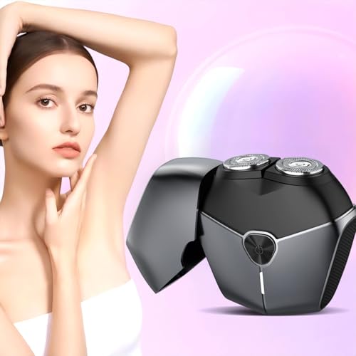 Electric Shavers for Women, Womens Electric Leg Shaver Cordless Painless Facial Hair Removal for Arms and Underarms Bikini Trimmer,Portable and Safe Wet and Dry Use Women Shaver