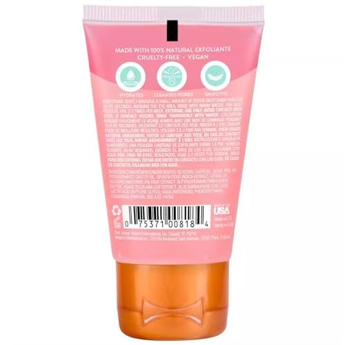 Watermelon & Cactus Hydrating Face Scrub ? 1.5 fl oz, Deep Pore Cleanser with AHA, Exfoliates Skin & Impurities, Vegan & Free of Parabens & Sulfates, VitaBoost¢â Loofah (Pack of 3, Watermelon & Cactus)